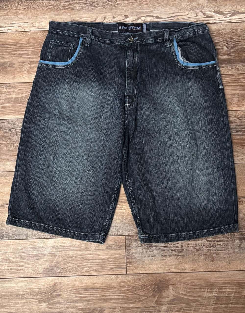 Evolution In Design Men's Baggy Denim Jean Shorts Size 44